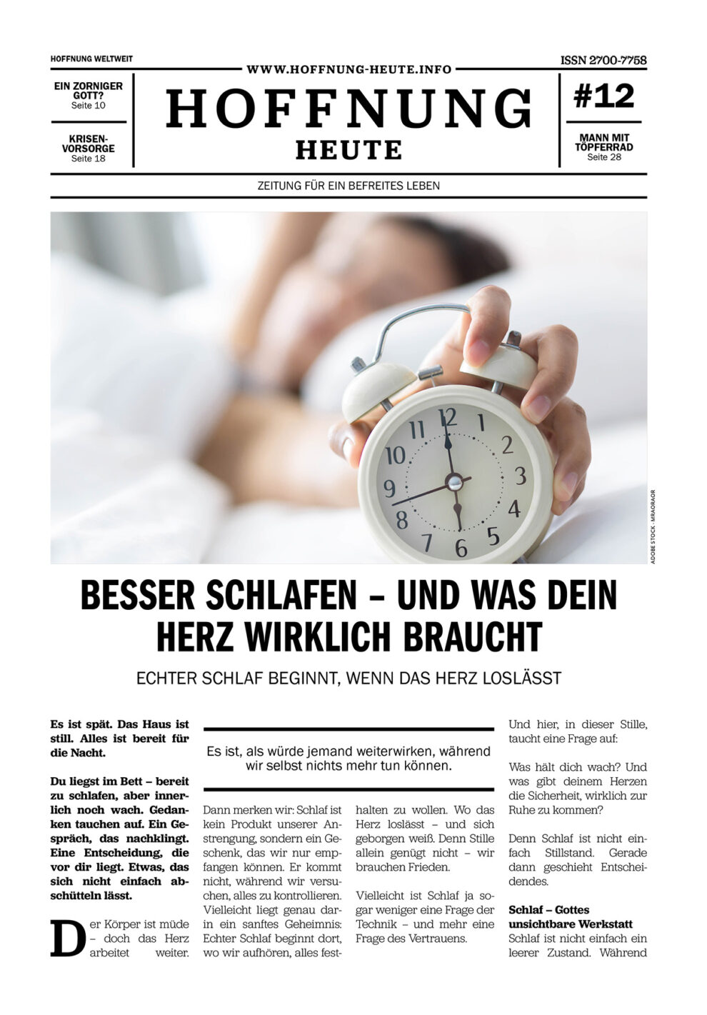 hoffnung HEUTE #12
